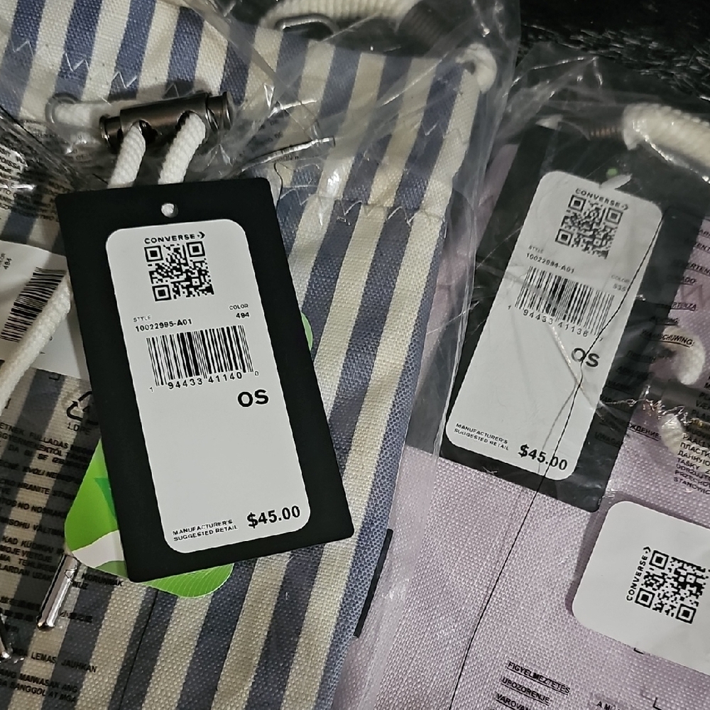 Converse- Drawstring Baggies (Set) - Picture 2 of 2